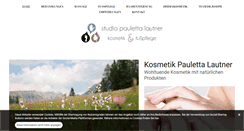 Desktop Screenshot of kosmetik-lautner.at